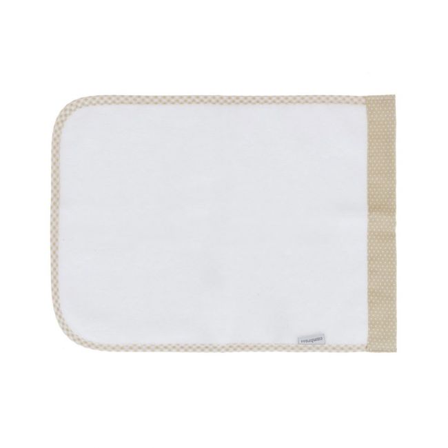 Gioco di 2 asciugamani Vichy10 Beige 25X35X1 cm.