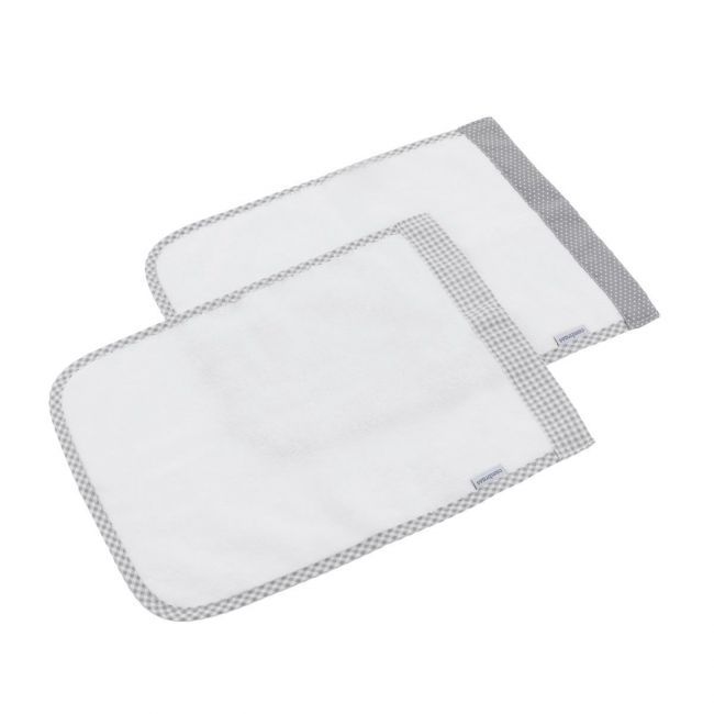 Ensemble de 2 serviettes Vichy10 Gris 25X35X1 cm