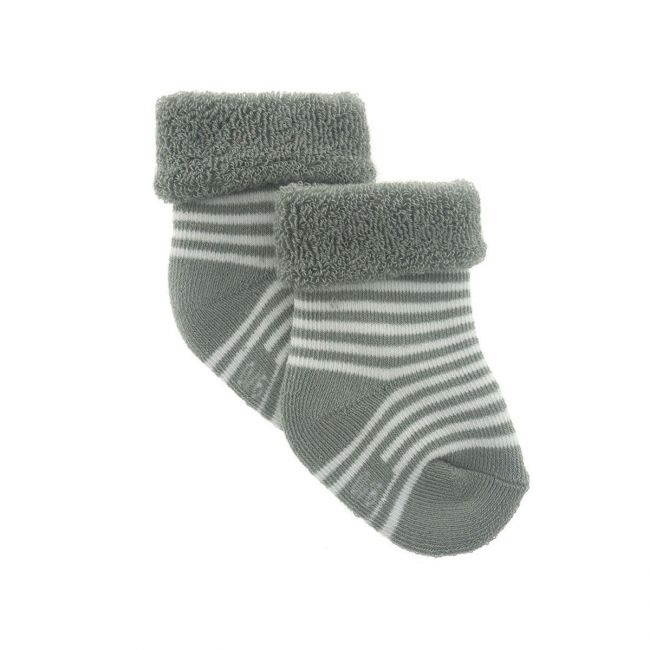 Ensemble de 3 chaussettes pour bébé unies gris T.000 (17 - 18)