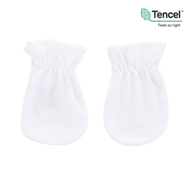 Tencel-Handschuh Weiß