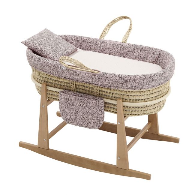 Moses Basket My Cuckoo + Legs Arizona Pink/Print 49X86X61 cm