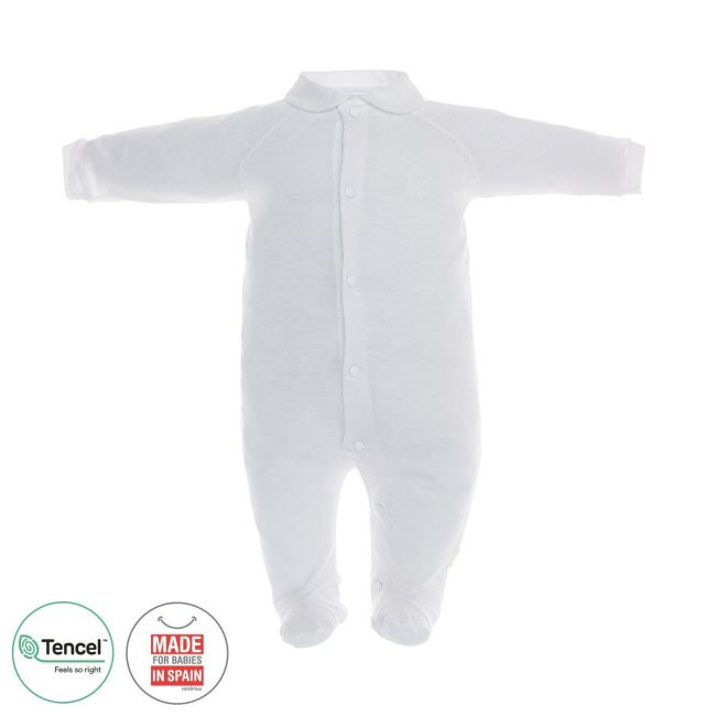 Barboteuse Longue 159,1 T.1 Blanc