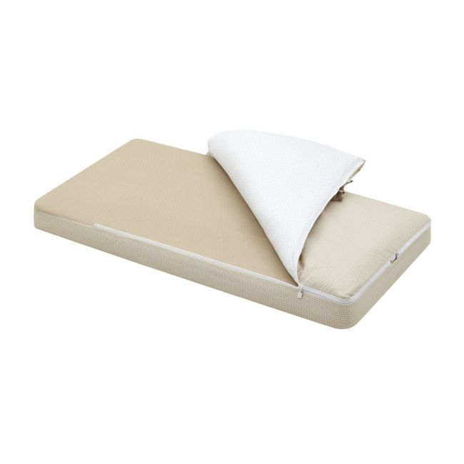 Copertina per lettino I/V Vichy10 Beige 60X120X3 Cm