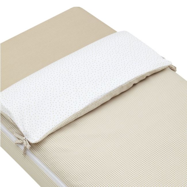 Copertina per lettino I/V Vichy10 Beige 60X120X3 Cm