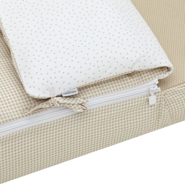 Bettbezug I/V Vichy10 Beige 60X120X3 cm