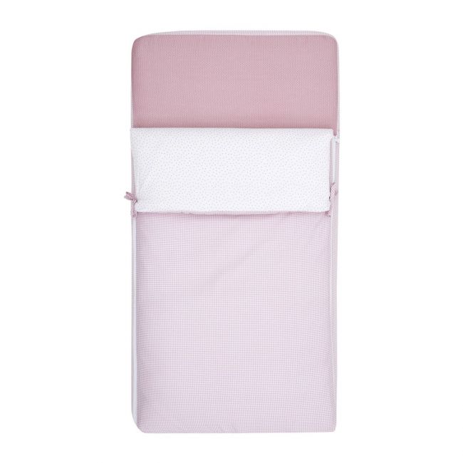 Bettbezug I/V Vichy10 Rosa 60X120X3 cm