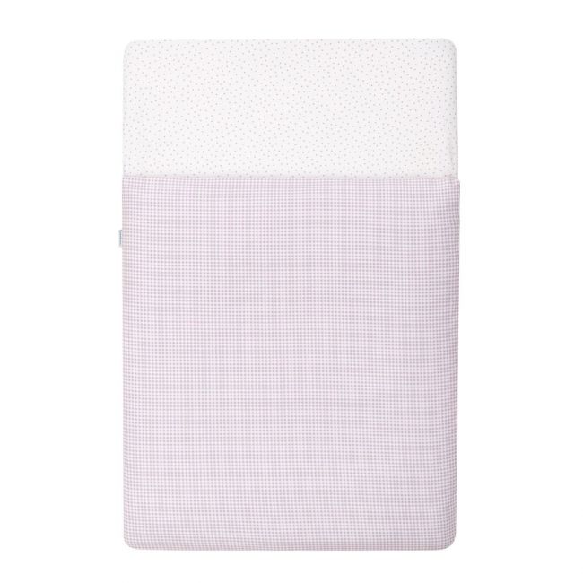 Sacco per Mini Culla I/V Vichy10 Rosa 49.5X83.5X2 cm