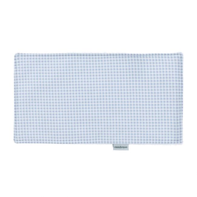 Petite serviette/bavette Vichy10 Bleu Celeste 29.5X15.5X1 cm CAMBRASS - 1