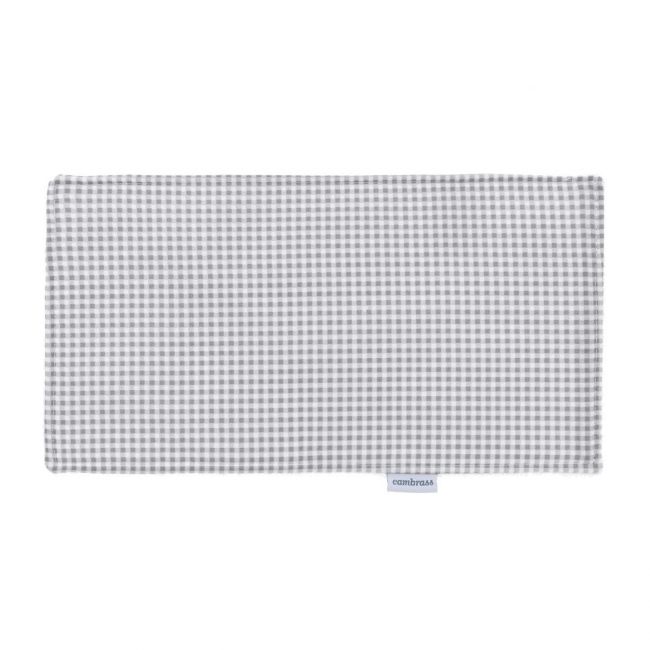 Petite Serviette/Bavette Vichy10 Gris 29.5X15.5X1 cm CAMBRASS - 