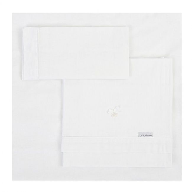 Triptyque Savannah 100% Coton Car Toscane Blanc