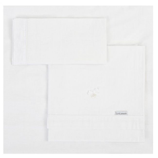 Triptyque Savane 100% Coton Mini Toscane Blanc