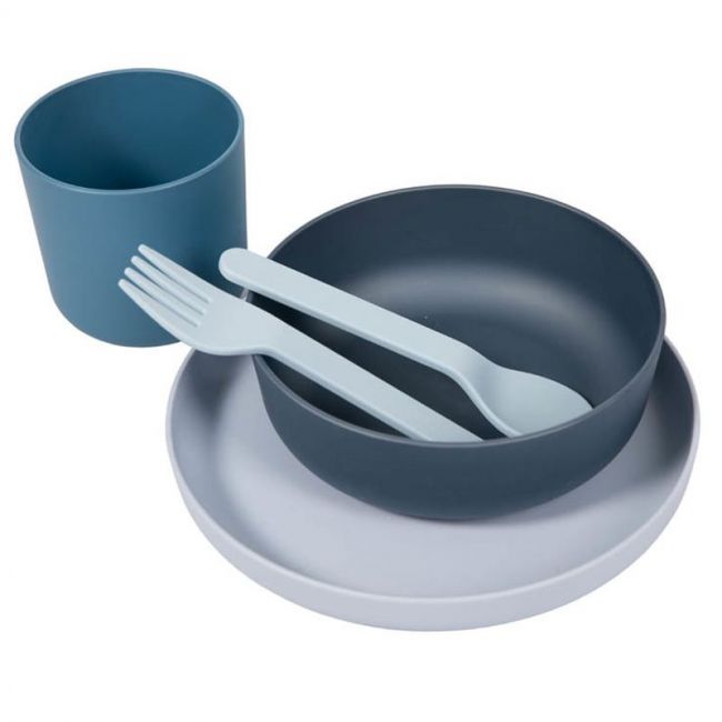 Set di stoviglie 5 pezzi Blu Chiaro