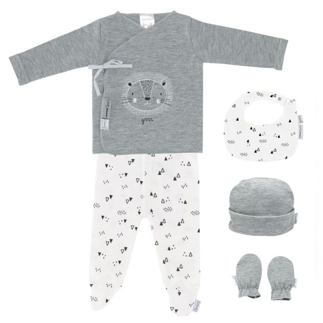 Set 5 pièces Bébé Lion Bimbi Casual.