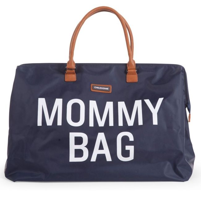 BORSA MAMMA GRANDE BLU NAVY/BIANCA