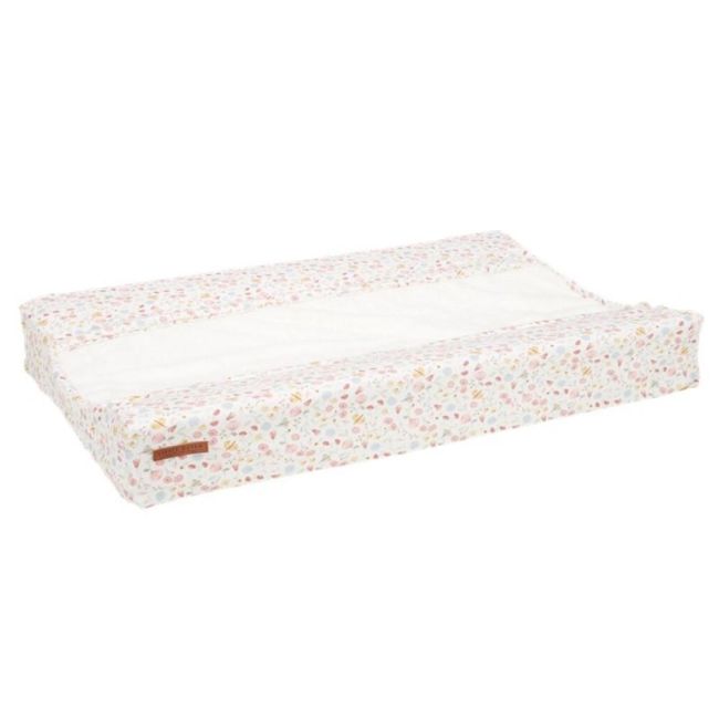 Housse matelas à langer de fleurs et de papillons