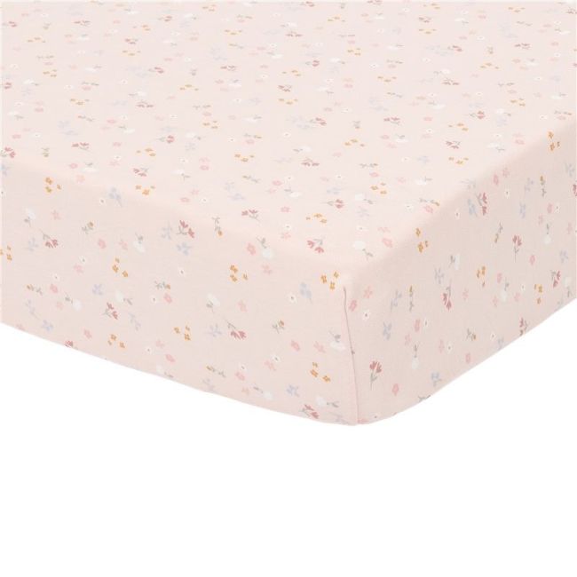 Drap Housse Réglable Lit Bébé Little Pink Flowers