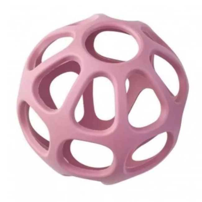 Boule sensorielle en silicone rose