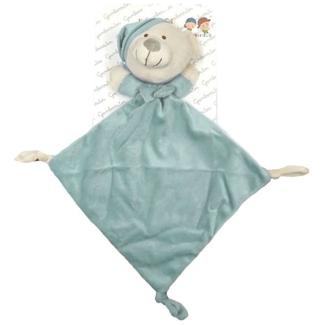 Peluche per bambini verde 23x23cm