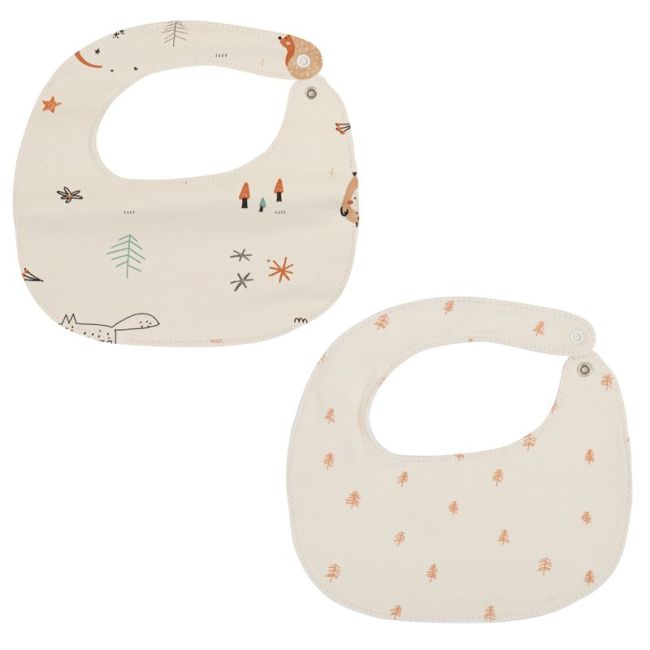 Pack 2 Bandanas 43x21cm Wonderland Écru