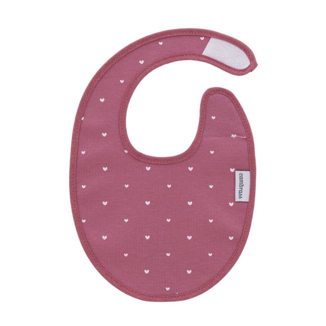 Bavoir rond avec velcro 428,1 € Framboise 16X19X1 cm