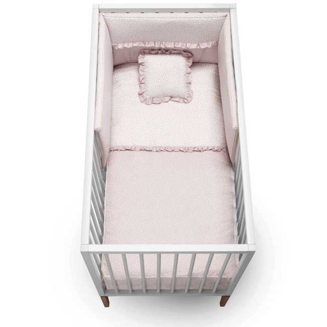 Ensemble de 2 pièces Couette I-V. Lit bébé 60 Liberty Rose 60X120X3 Cm