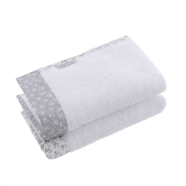 Lot de 2 serviettes Liberty Gris 25X35X1 cm