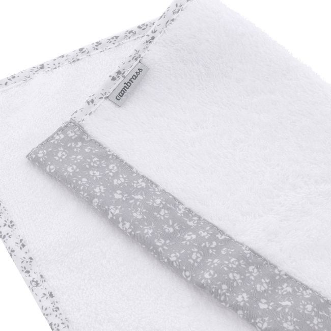 Lot de 2 serviettes Liberty Gris 25X35X1 cm