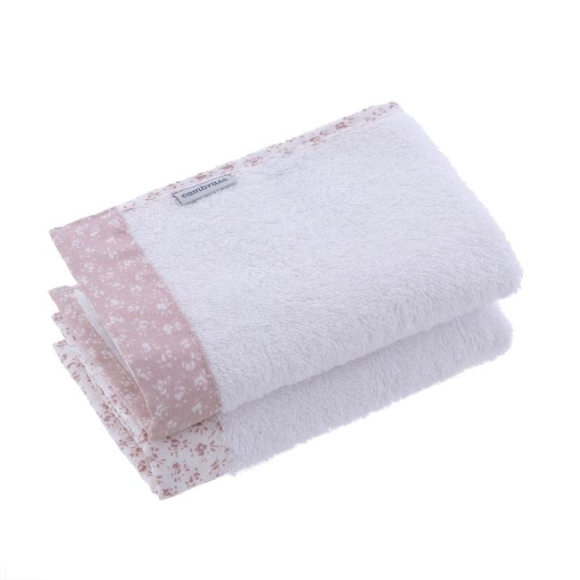 Lot de 2 serviettes Liberty rose 25X35X1 cm