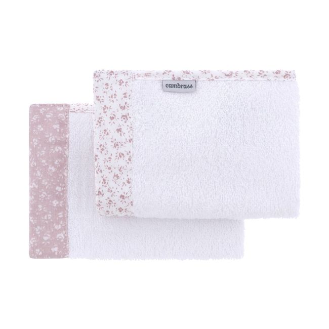 Lot de 2 serviettes Liberty rose 25X35X1 cm