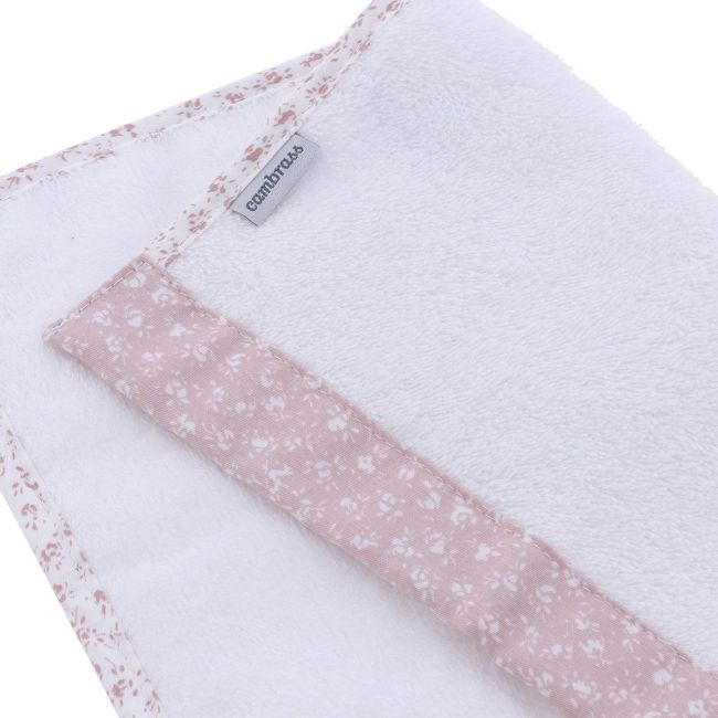 Lot de 2 serviettes Liberty rose 25X35X1 cm