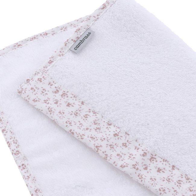 Lot de 2 serviettes Liberty rose 25X35X1 cm