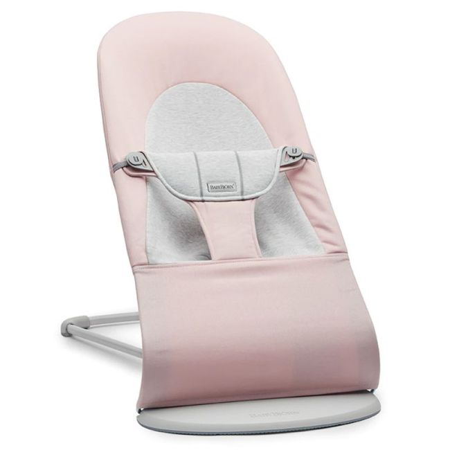 Hamac Balance Jersey de coton rose clair / gris