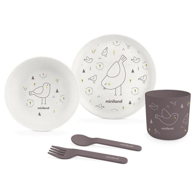 Set di stoviglie Naturmeal Pollito