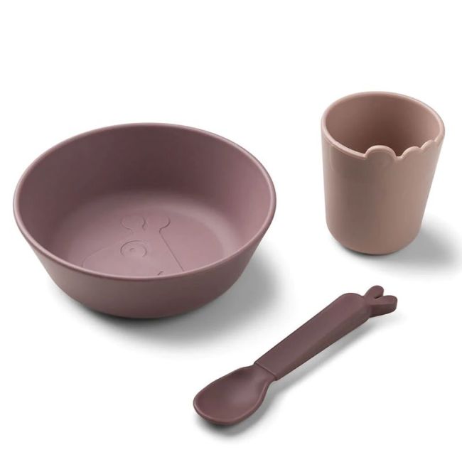 VAISSELLE KIDDISH FIRST MEAL ROSE