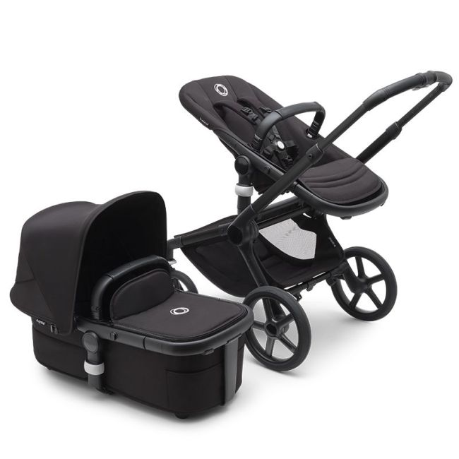 Kinderwagen 2-teilig Bugaboo Fox 5 Schwarz-Mitternacht-Schwarz Mitternacht (KOMPLETT)