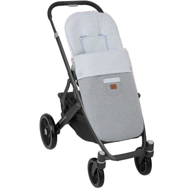 SACCO PASSEGGINO STRETTO DENIM INDACO