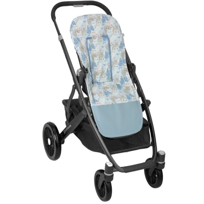 SITZAUFLAGE FÜR SCHMALER KINDERWAGEN GATUNOS BLAUER SONNENUNTERGANG