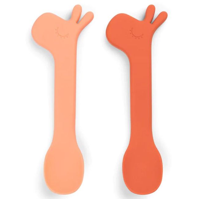 CUCCIAINO IN SILICONE 2-PACK LALEE PAPAYA