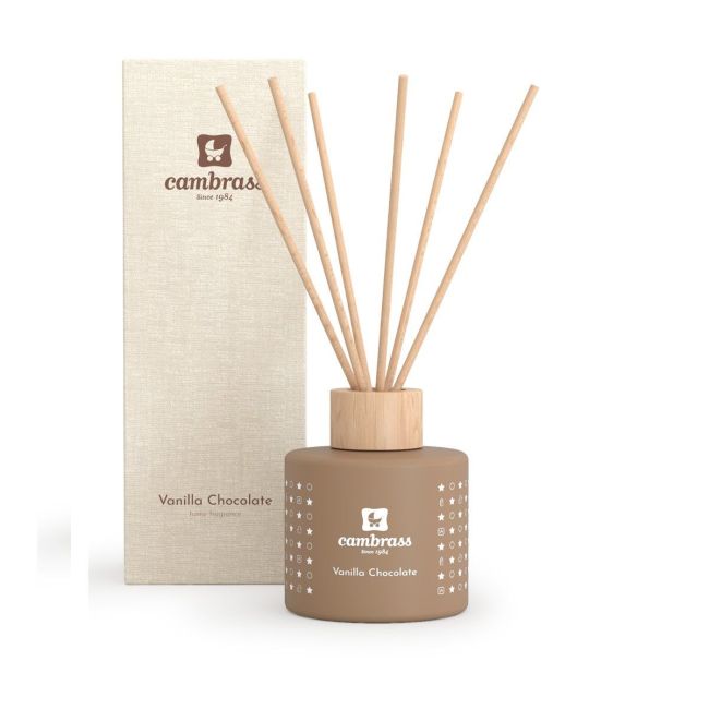 Diffusor Mikado 100 ml Star Vanilla Chocolate 6.4X6.4X7.8 cm CAMBRASS - 1