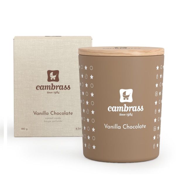 Vela Aromatica 25 Cl Star Vanilla Chocolate 7.5X7.5X9 Cm CAMBRASS - 1