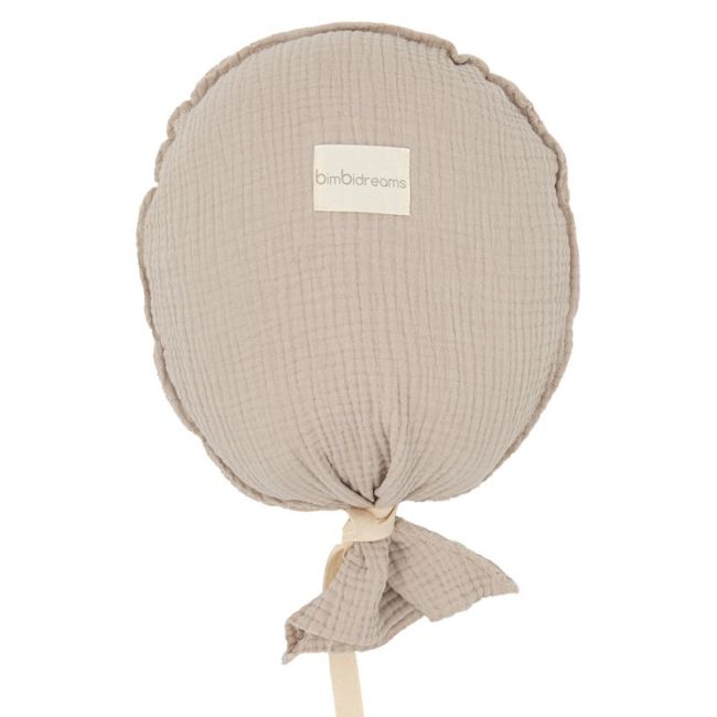 Cuscino a forma di palloncino 30x40 in tessuto trapuntato GB GRIGIO BEIGE