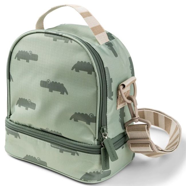 SAC ISOTHERME PORTE-NOURRITURE CROCO VERDE