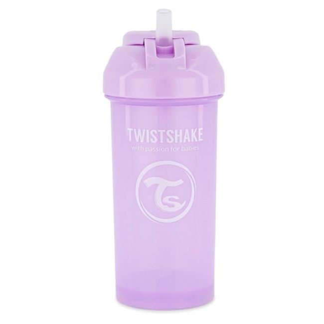 TWISTSHAKE TRINKHALM-BECHER 360ML 6+M PASTELL LILA