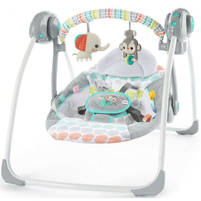 Altalena Automatica Portatile Compatta con Melodie Whimsical Wild