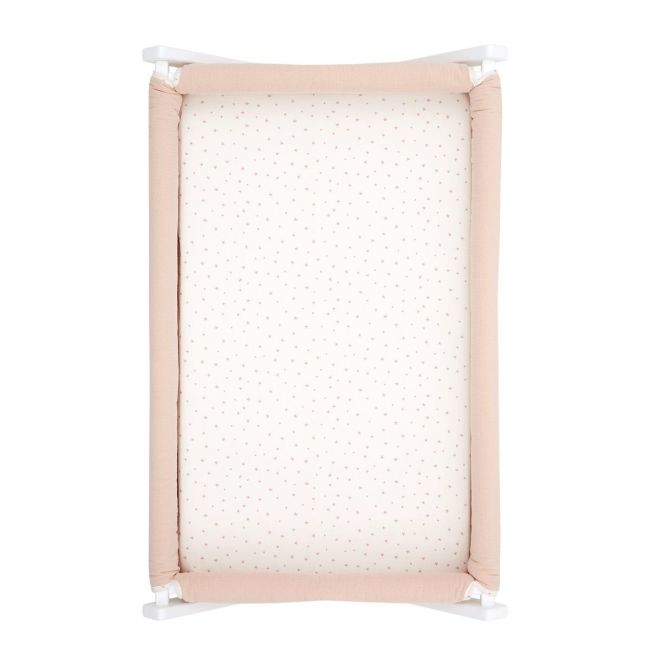 Draps housse pour berceau Lot de 2 50X82X10 cm Magie Rose