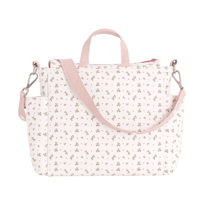 Bolso Maternal Pack Aura Beige/Flores 16X43X37 Cm CAMBRASS - 1