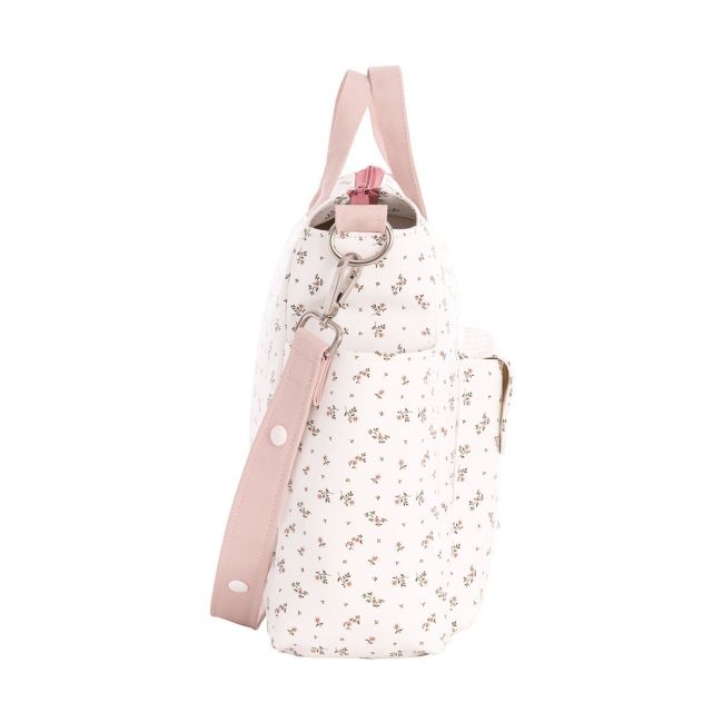 Bolso Maternal Pack Aura Beige/Flores 16X43X37 Cm CAMBRASS - 1