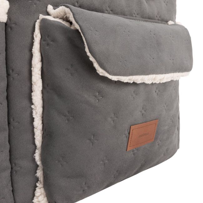 Wickeltasche Maternal Pack Soft Winter Grau 16X43X37 cm