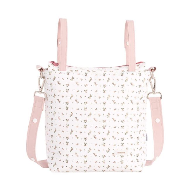 Borsa Talega Aura Beige/Fiori 12X40X35 Cm