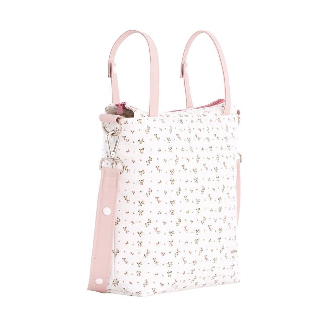 Borsa Talega Aura Beige/Fiori 12X40X35 Cm